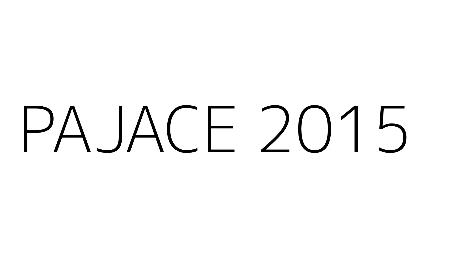 PAJACE 2015